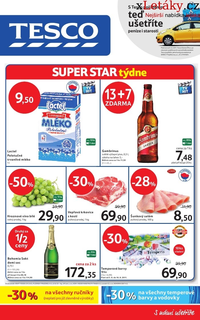 letk Tesco aktuln letk strana 1