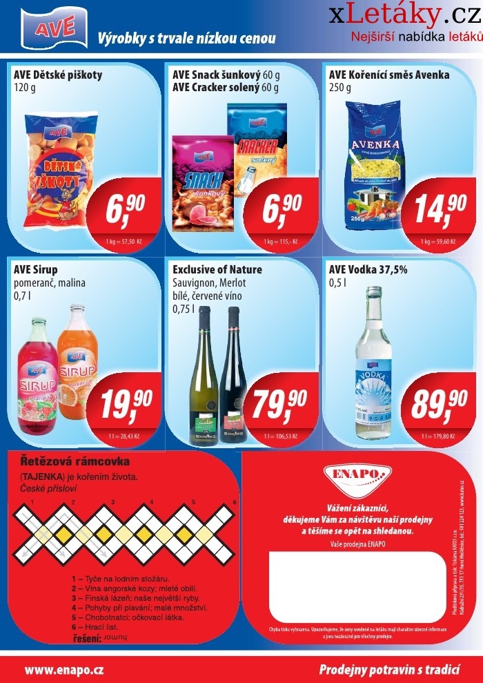 leták ENAPO akční leták strana 1 leták ENAPO akční leták strana 1