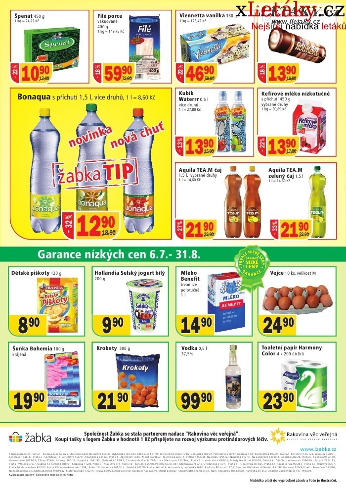 leták Žabka leták strana 1 leták Žabka leták strana 1