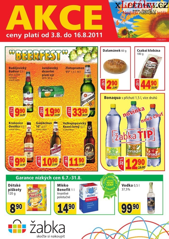 leták Žabka leták strana 1 leták Žabka leták strana 1