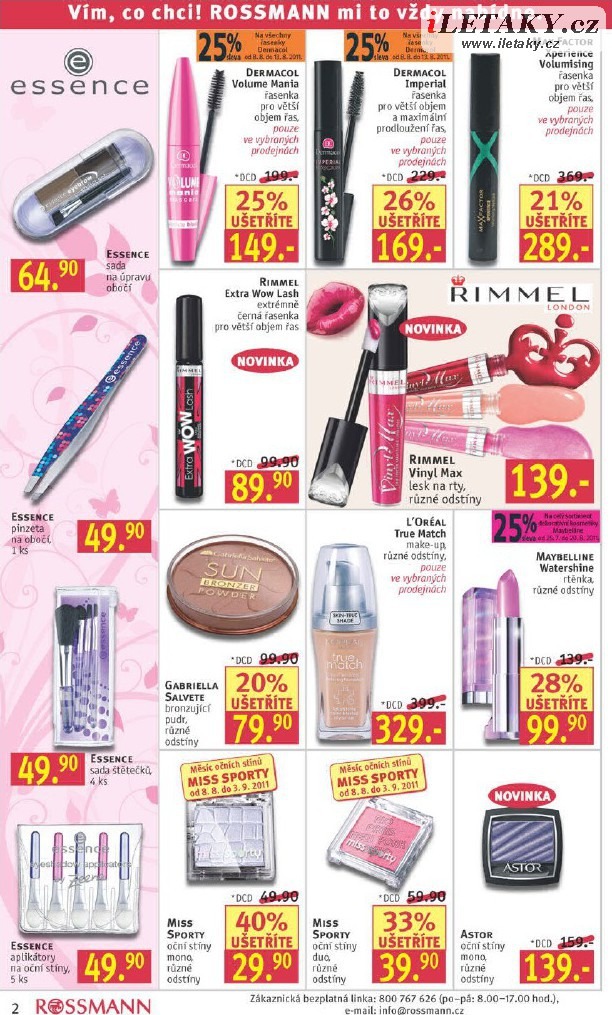leták Rossmann strana 1 leták Rossmann strana 1