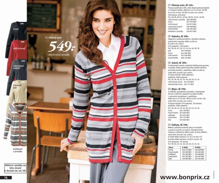 leták Bonprix strana 1 leták Bonprix strana 1