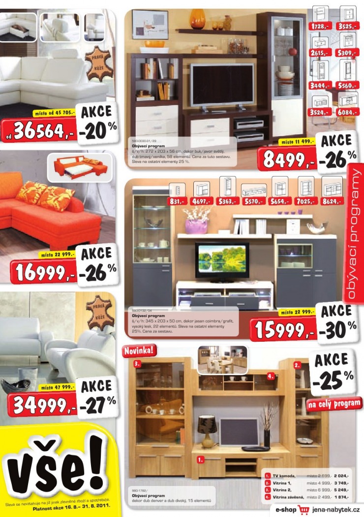 leták Jena nábytek strana 1 leták Jena nábytek strana 1