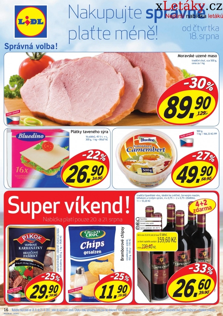 leták Lidl leták strana 1 leták Lidl leták strana 1