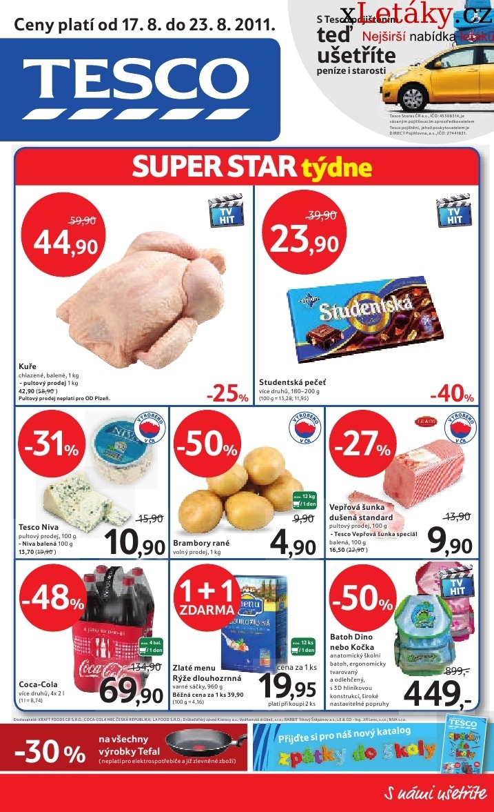 letk Tesco aktuln letk strana 1