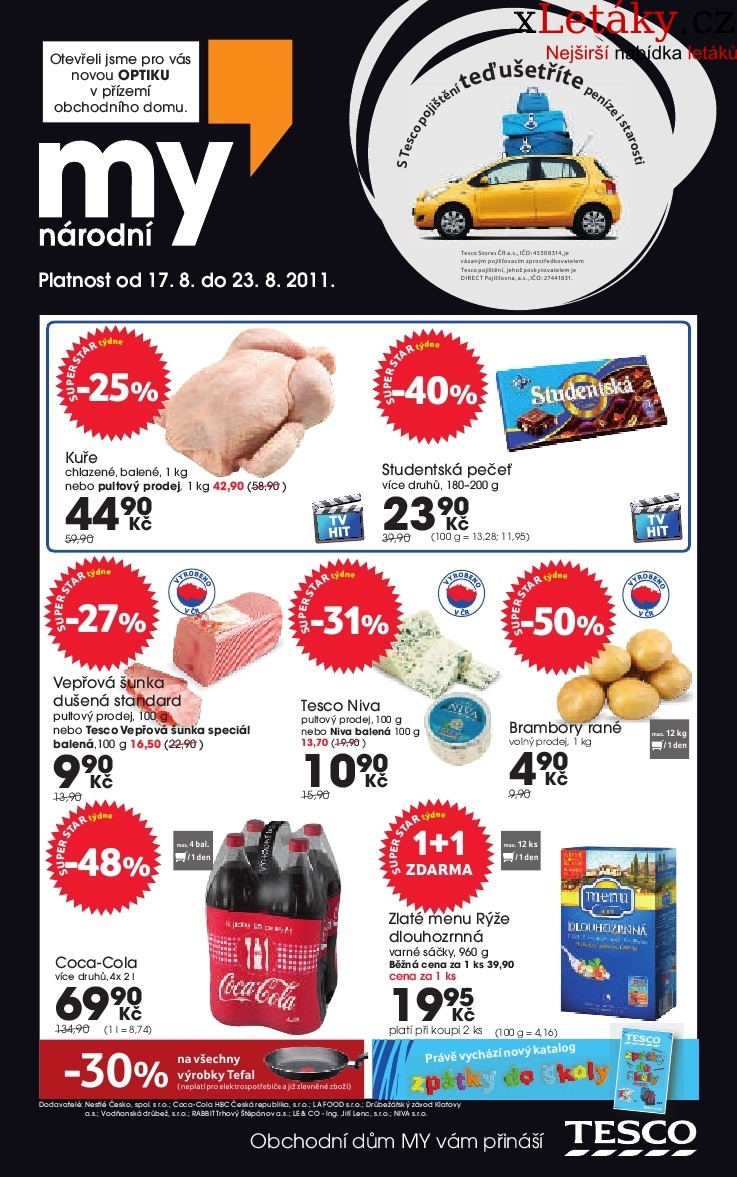 leták Tesco leták strana 1 leták Tesco leták strana 1