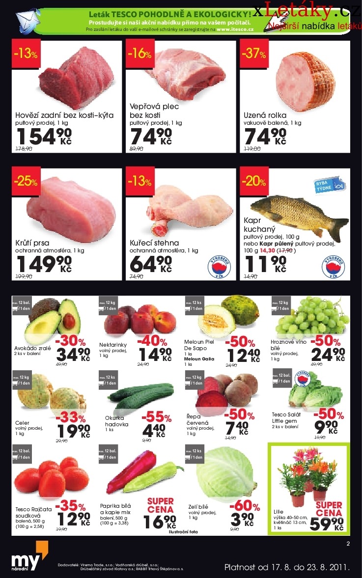 leták Tesco leták strana 1 leták Tesco leták strana 1