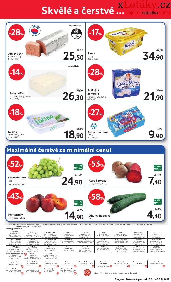 leták Tesco akční leták strana 1 leták Tesco akční leták strana 1