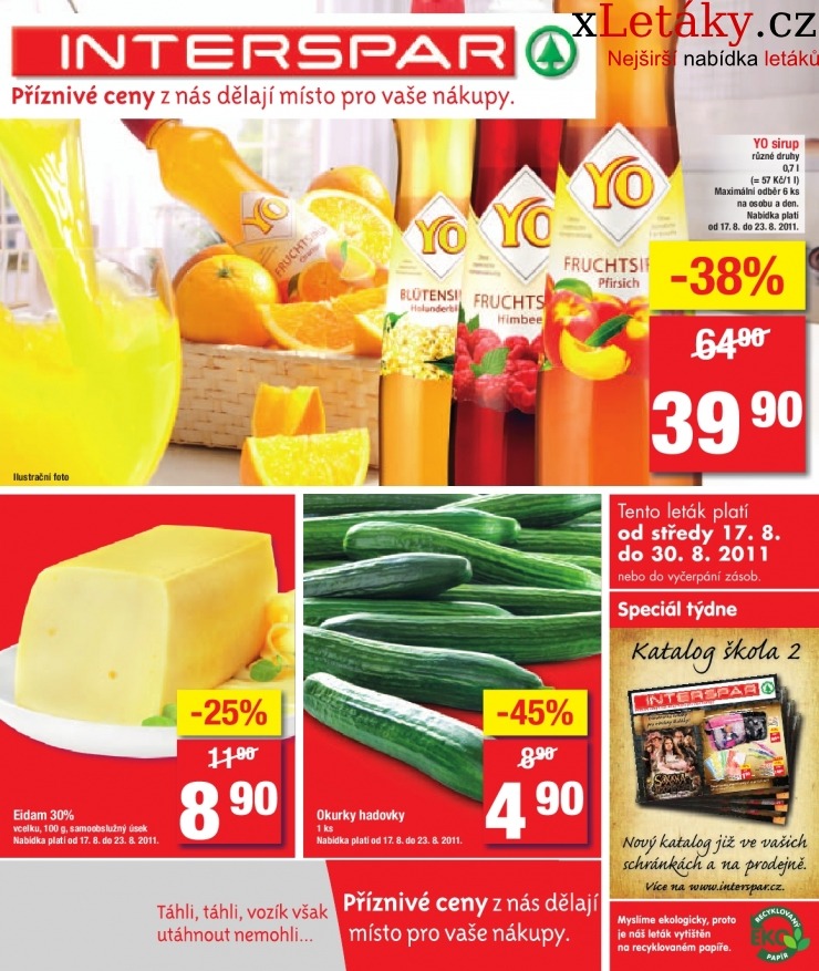 leták Interspar aktuální leták strana 1 leták Interspar aktuální leták strana 1