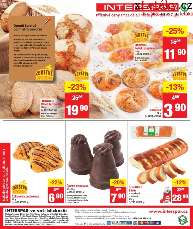leták Interspar aktuální leták strana 1 leták Interspar aktuální leták strana 1