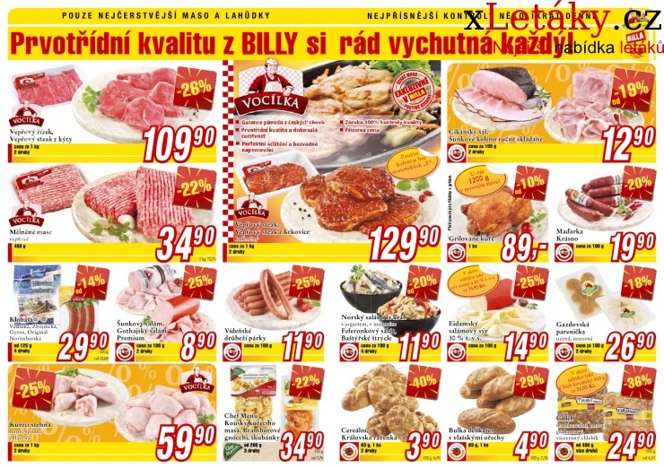 leták Billa leták strana 1 leták Billa leták strana 1