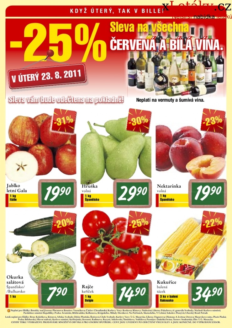 leták Billa leták strana 1 leták Billa leták strana 1