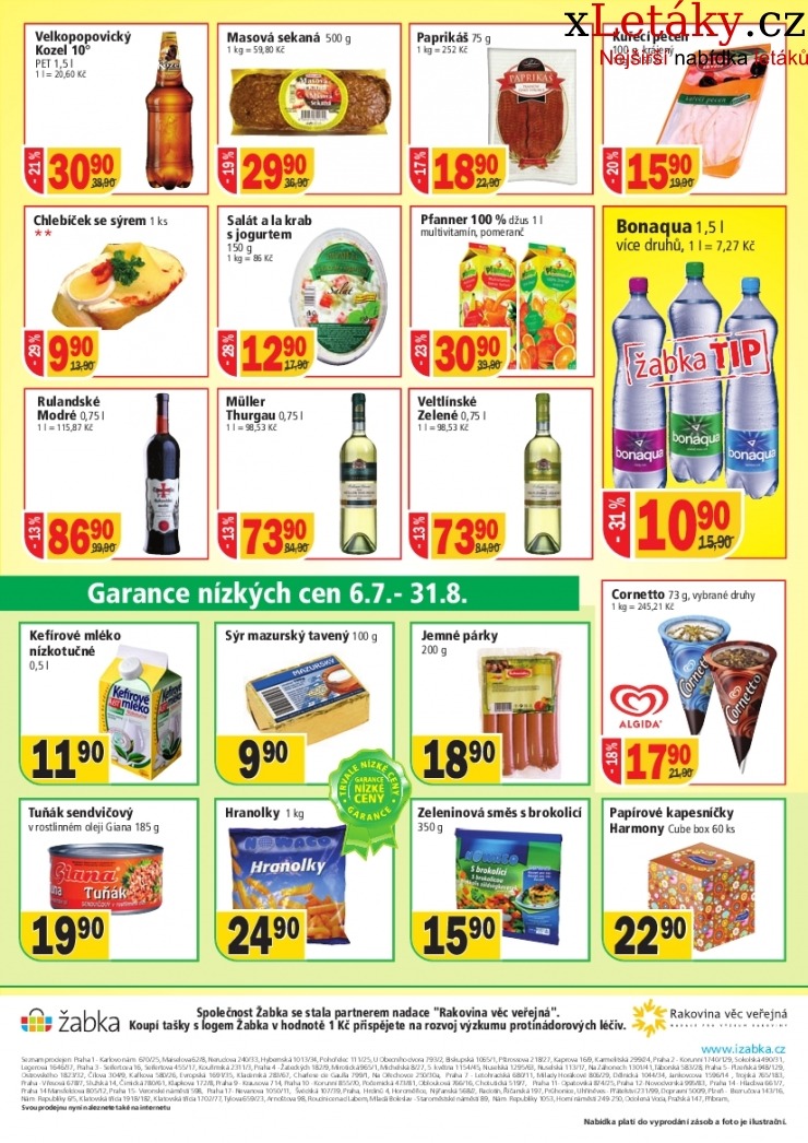 leták Žabka leták strana 1 leták Žabka leták strana 1