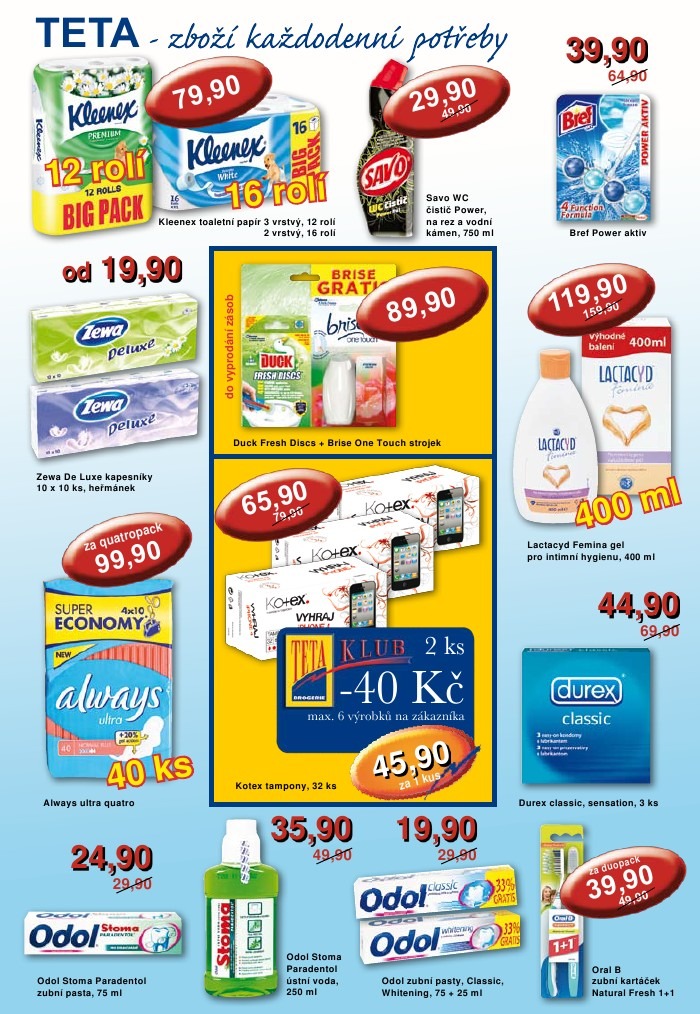 leták TETA drogerie strana 1 leták TETA drogerie strana 1