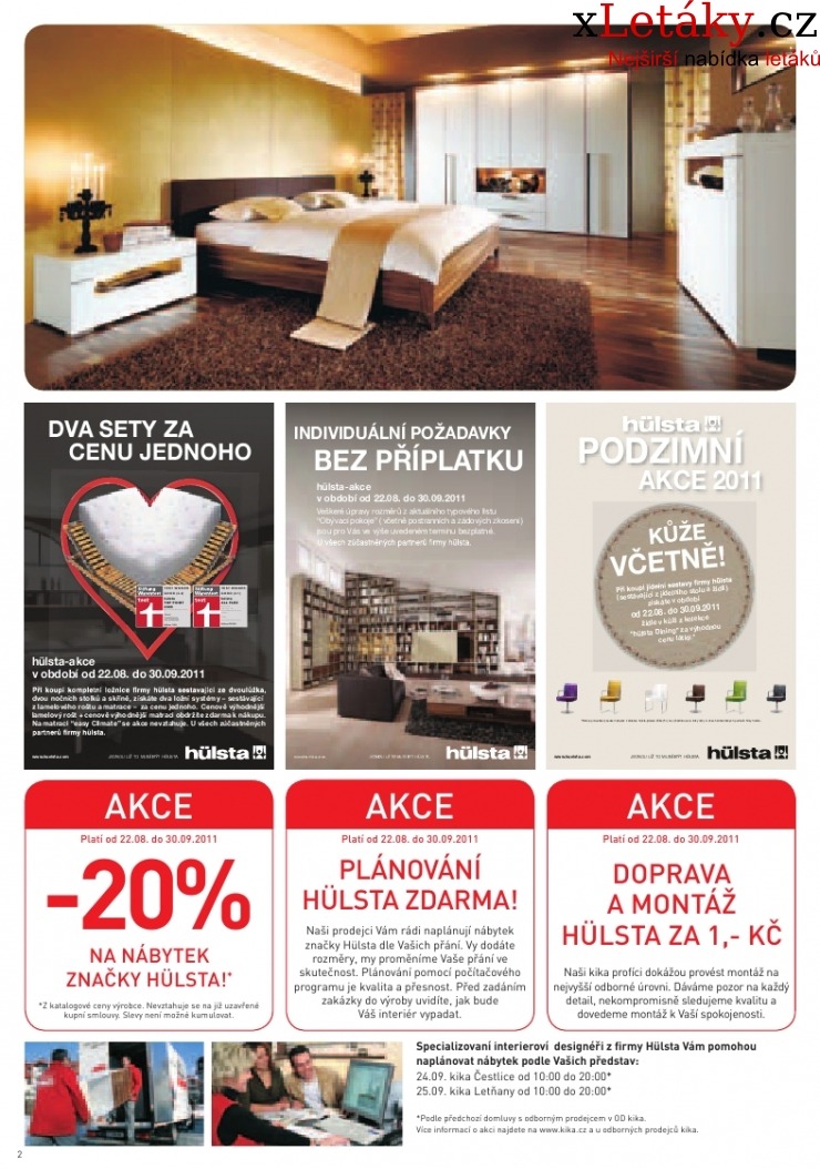 leták Kika nábytek akční leták strana 1 leták Kika nábytek akční leták strana 1