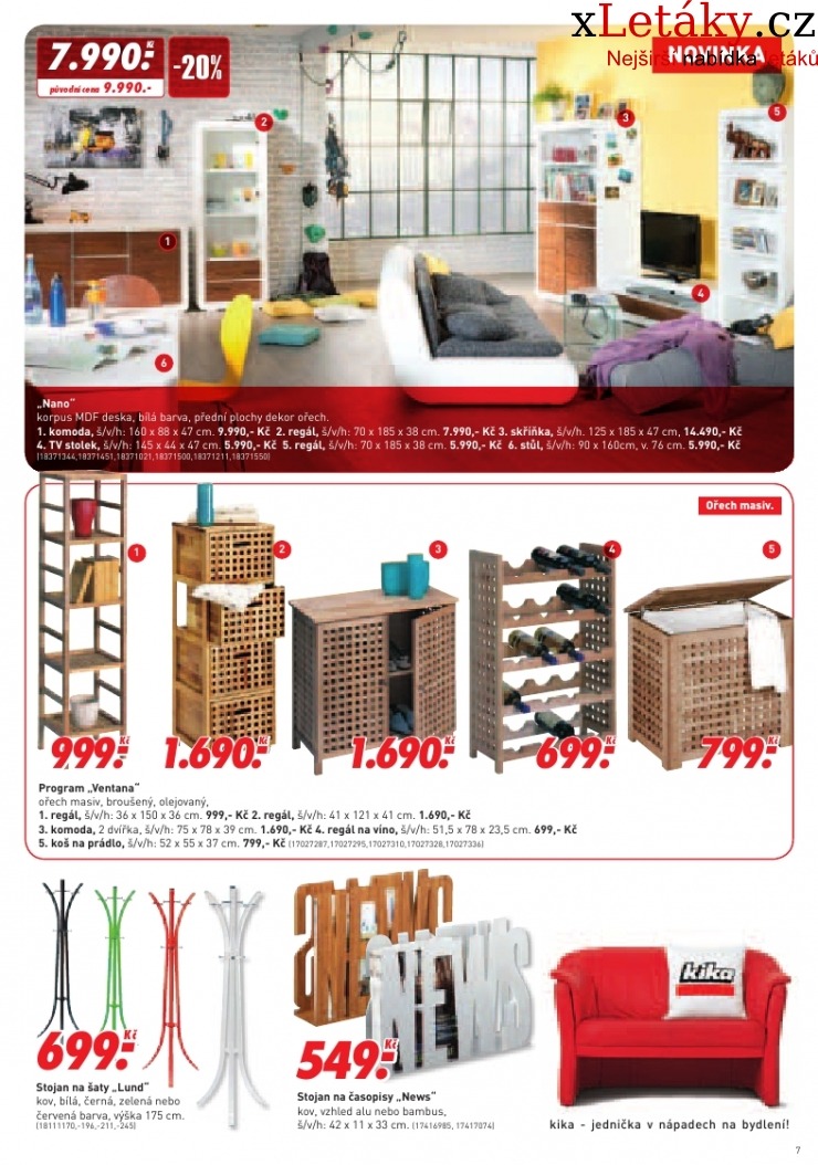leták Kika nábytek akční leták strana 1 leták Kika nábytek akční leták strana 1
