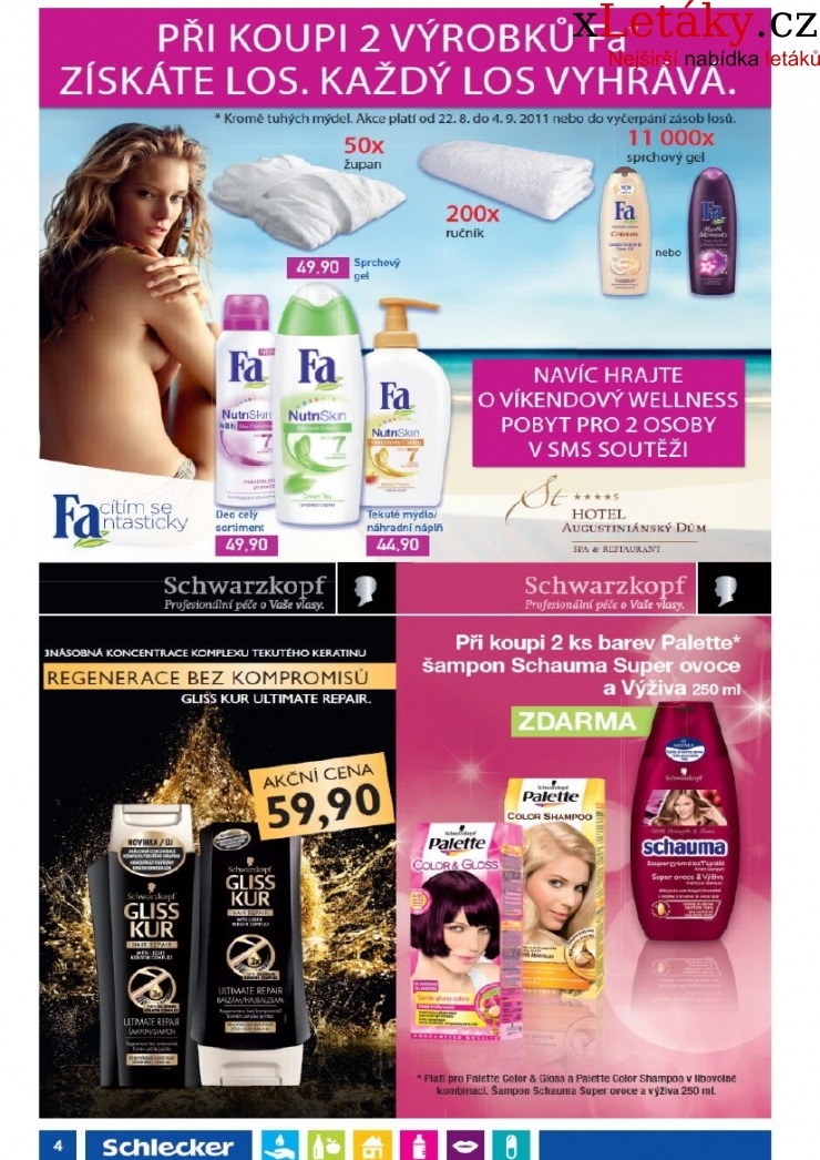 leták Schlecker akční leták strana 1 leták Schlecker akční leták strana 1