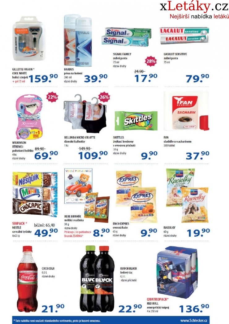 leták Schlecker akční leták strana 1 leták Schlecker akční leták strana 1