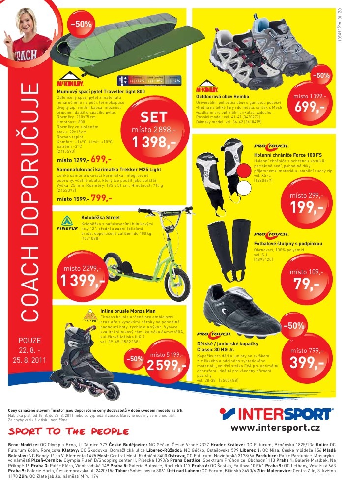 leták Intersport strana 1 leták Intersport strana 1