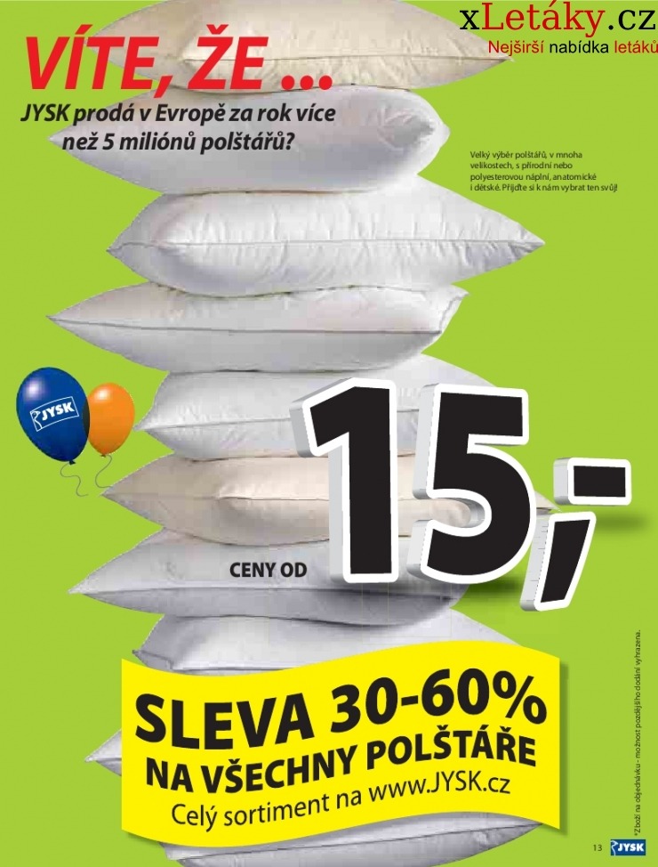 leták Jysk leták strana 1 leták Jysk leták strana 1