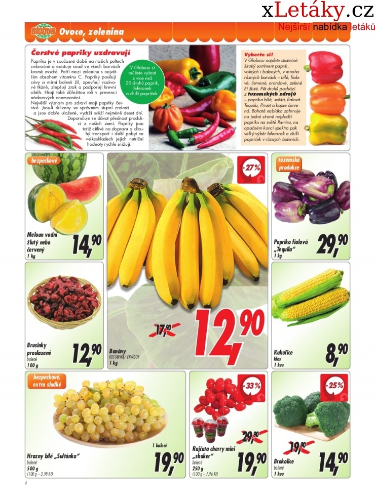 leták Globus akční leták strana 1 leták Globus akční leták strana 1