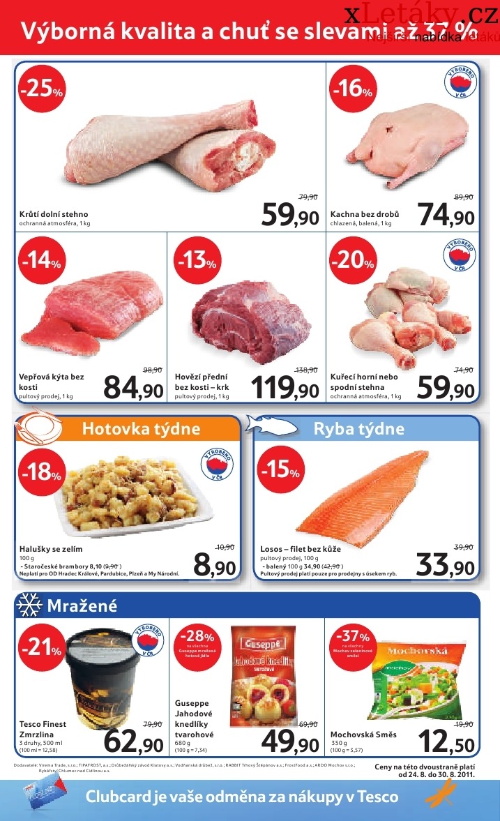 leták Tesco aktuální leták strana 1 leták Tesco aktuální leták strana 1
