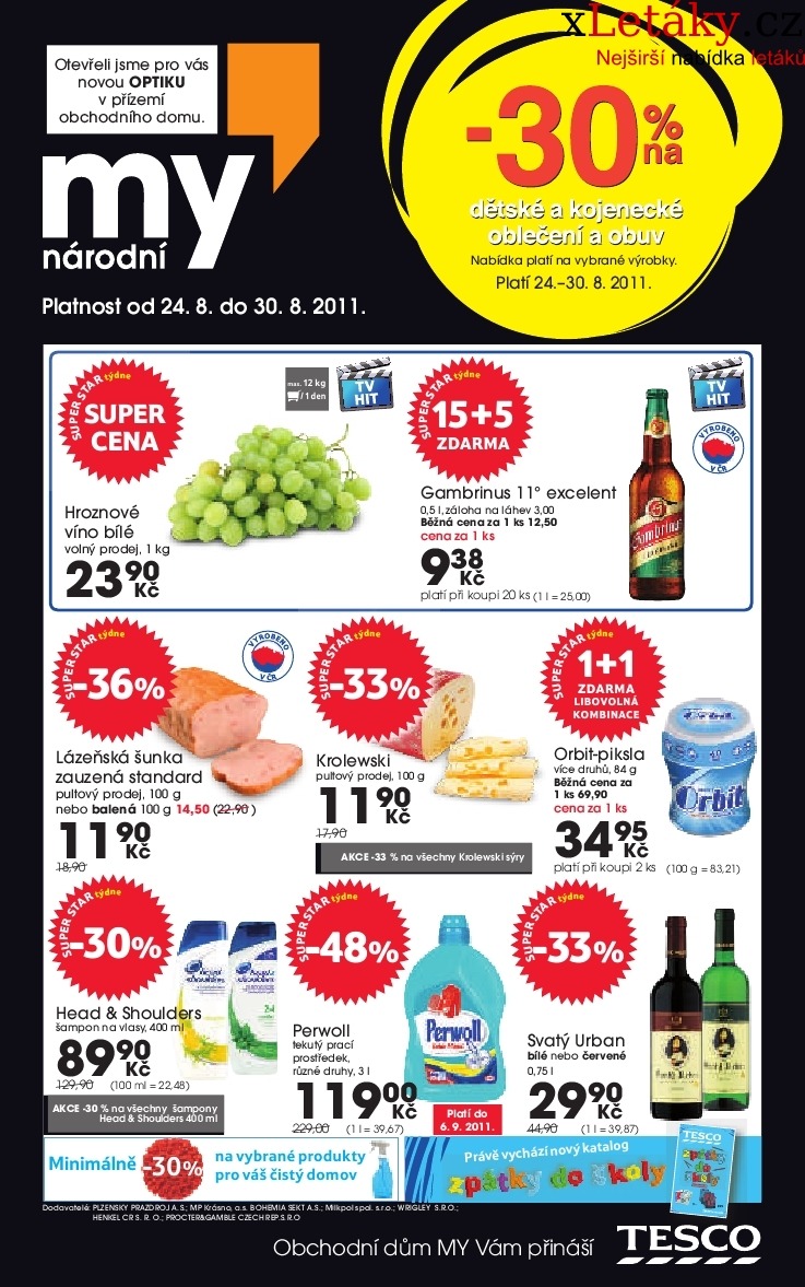 leták Tesco leták strana 1 leták Tesco leták strana 1