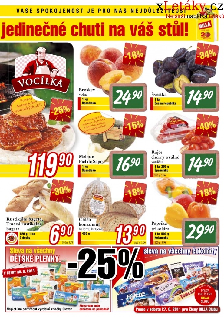 leták Billa leták strana 1 leták Billa leták strana 1