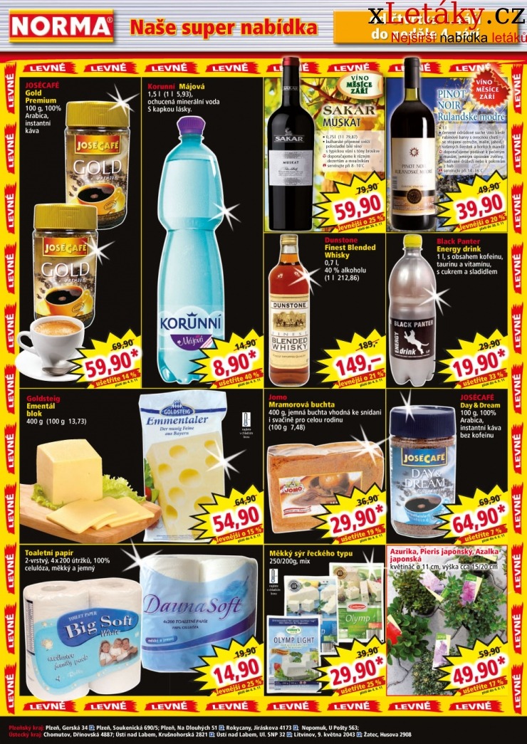 leták Norma aktuální leták strana 1 leták Norma aktuální leták strana 1