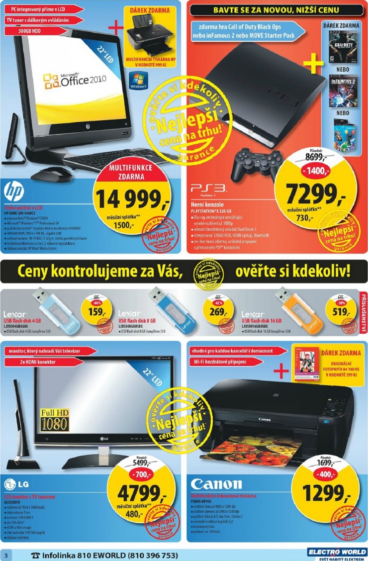 leták Electro World strana 1 leták Electro World strana 1