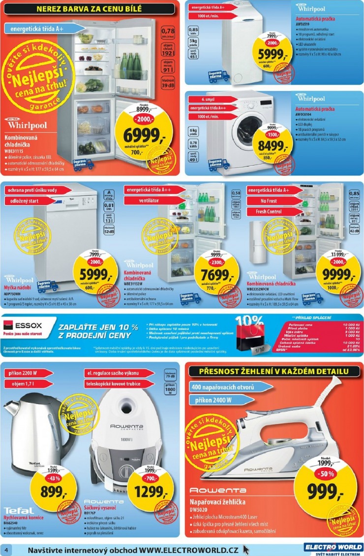 leták Electro World strana 1 leták Electro World strana 1
