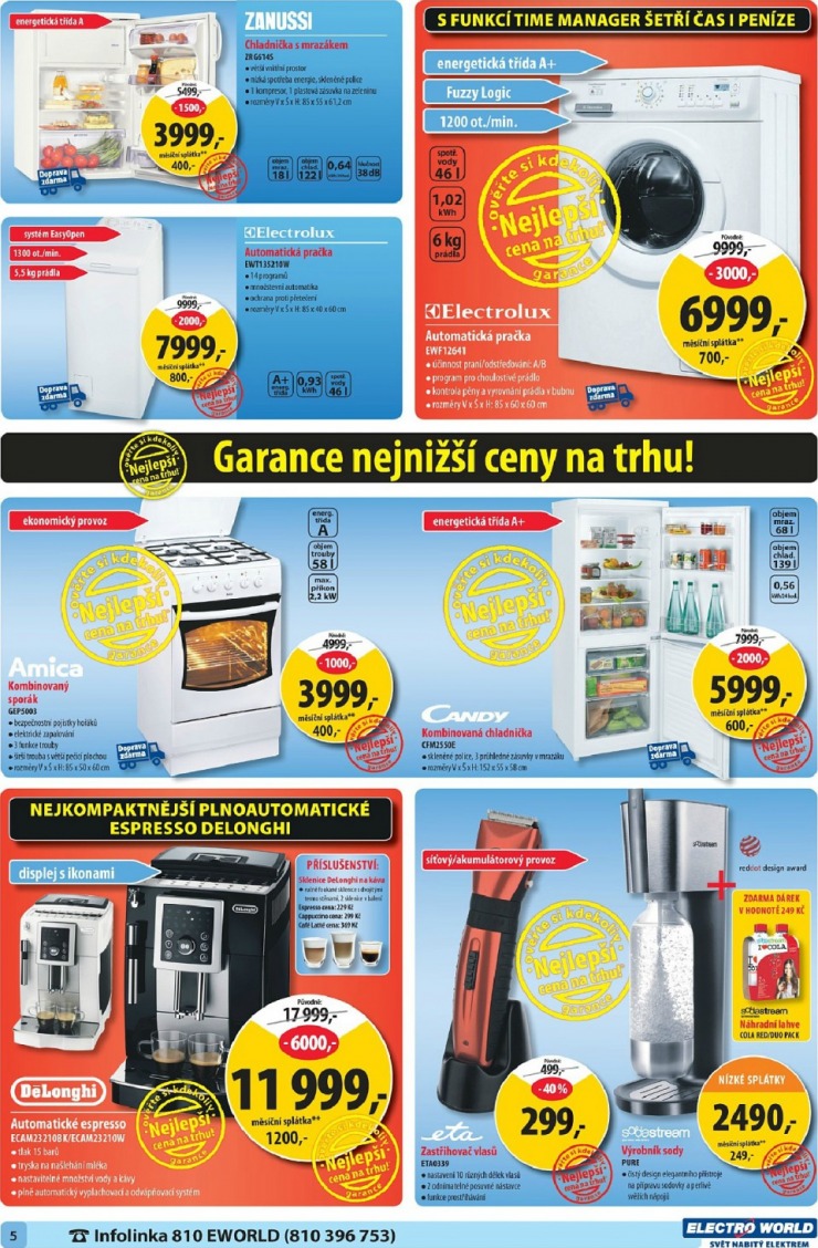 leták Electro World strana 1 leták Electro World strana 1