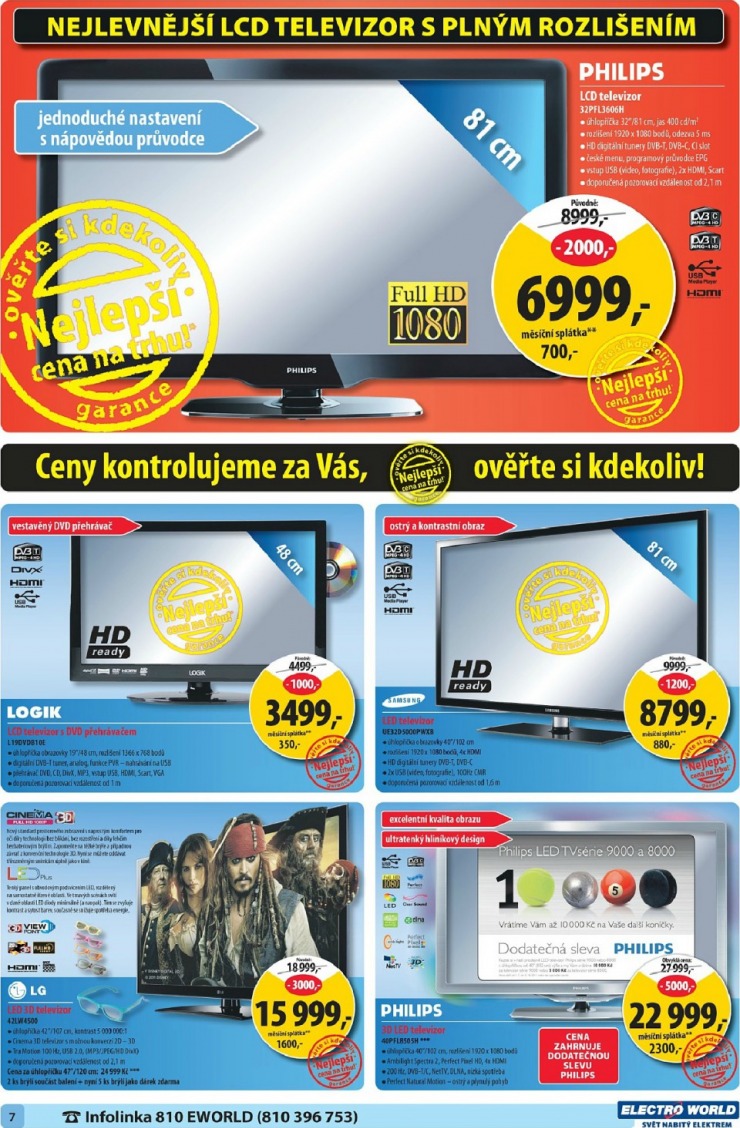 leták Electro World strana 1 leták Electro World strana 1