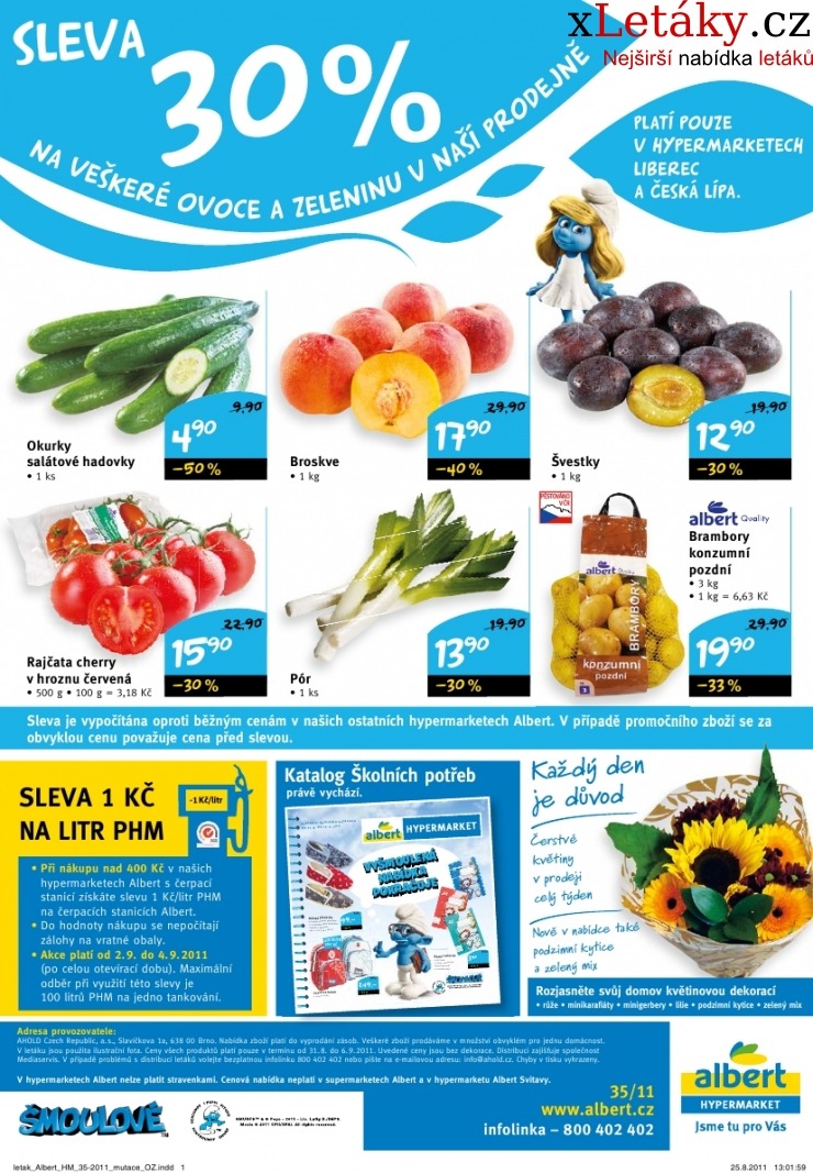 leták Albert Hypermarket akční leták strana 1 leták Albert Hypermarket akční leták strana 1