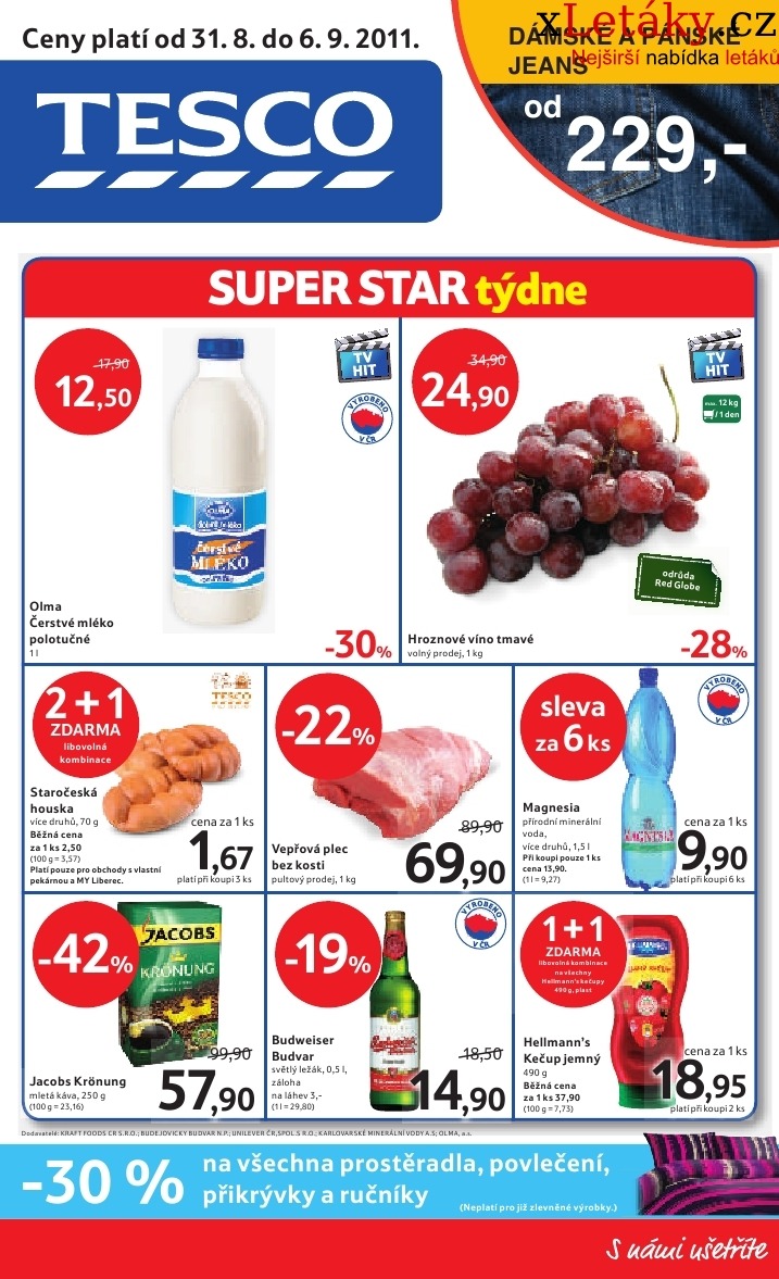 letk Tesco aktuln letk strana 1