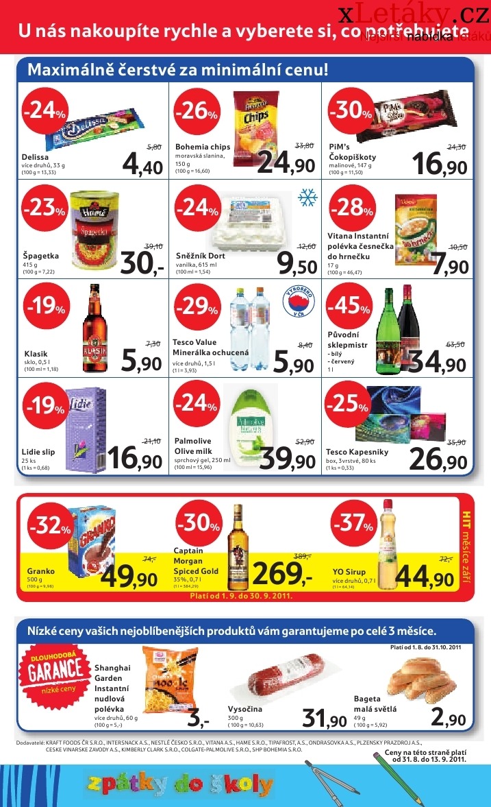 leták Tesco akční leták strana 1 leták Tesco akční leták strana 1
