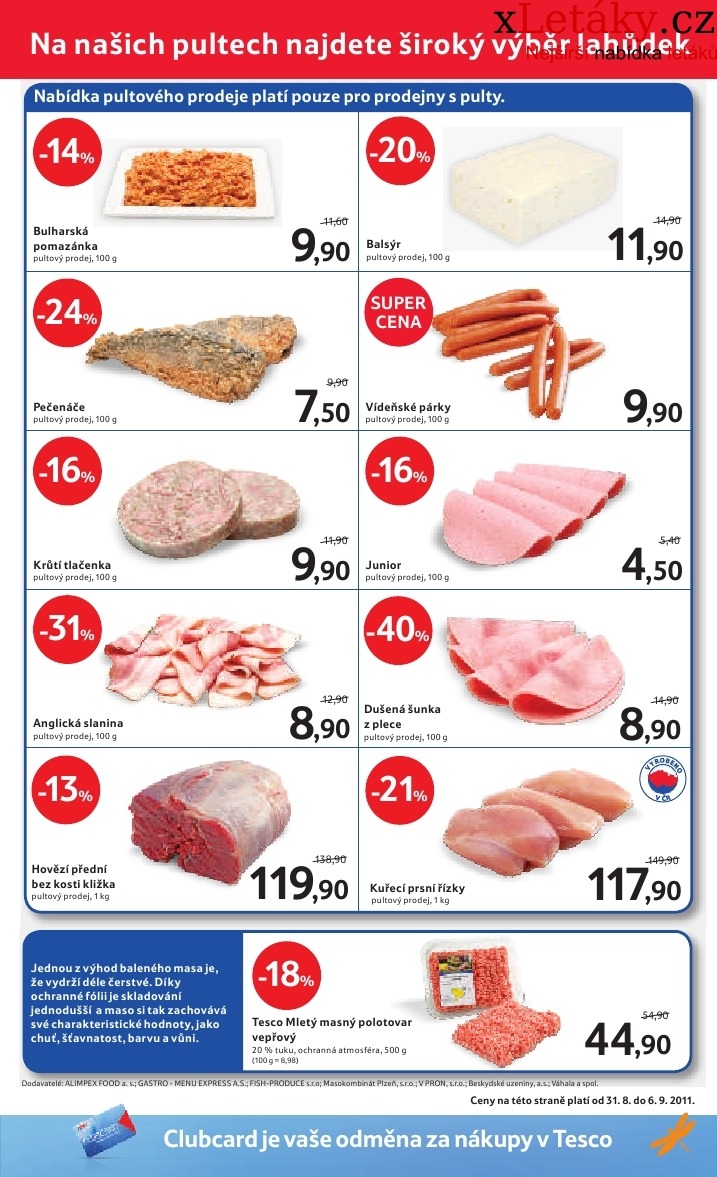 leták Tesco akční leták strana 1 leták Tesco akční leták strana 1