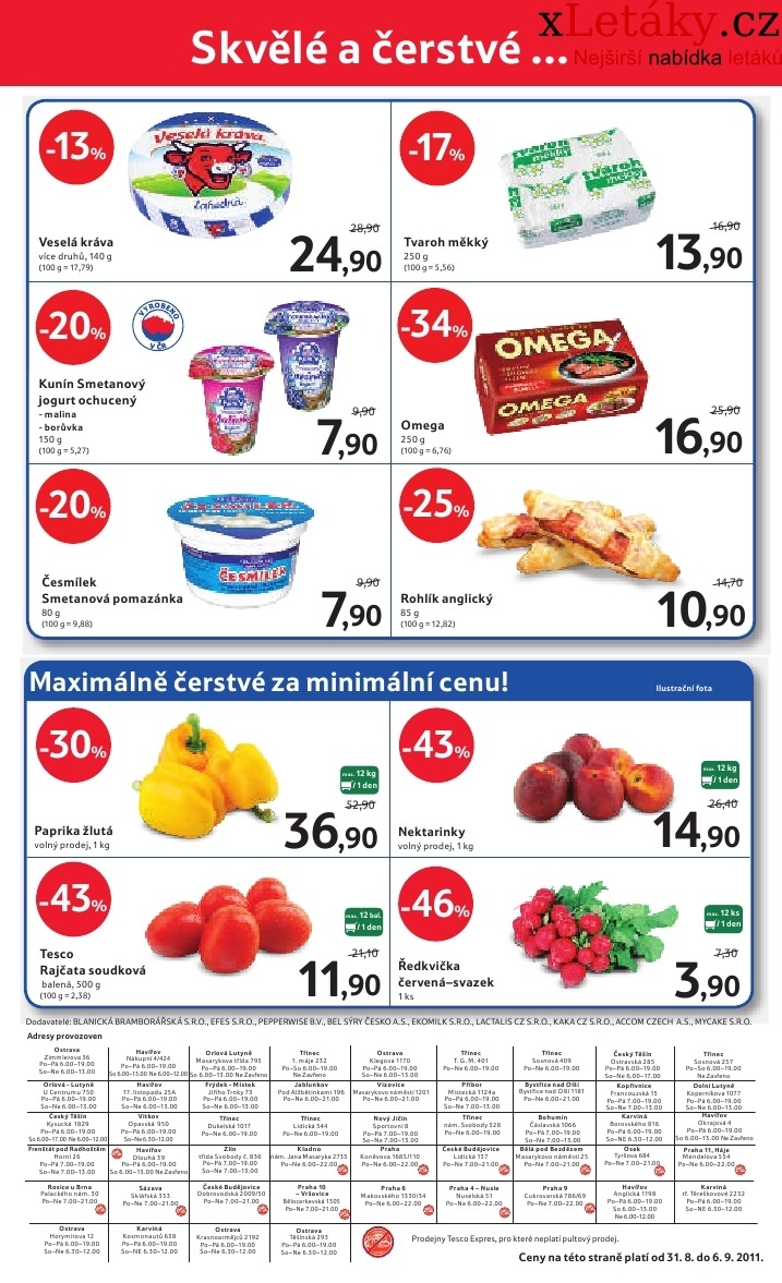 leták Tesco akční leták strana 1 leták Tesco akční leták strana 1