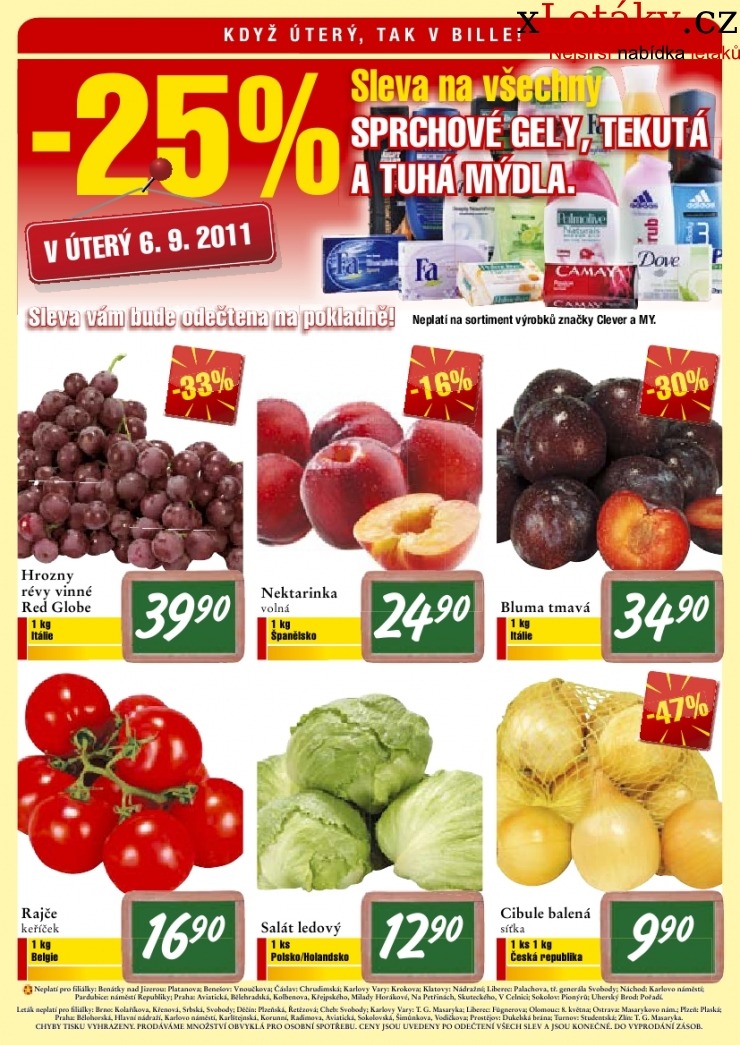 leták Billa leták strana 1 leták Billa leták strana 1