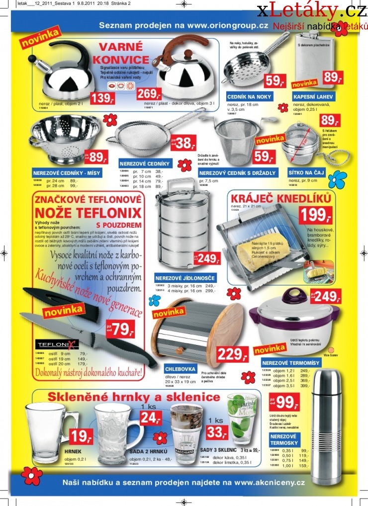 leták Orion aktuální leták strana 1 leták Orion aktuální leták strana 1