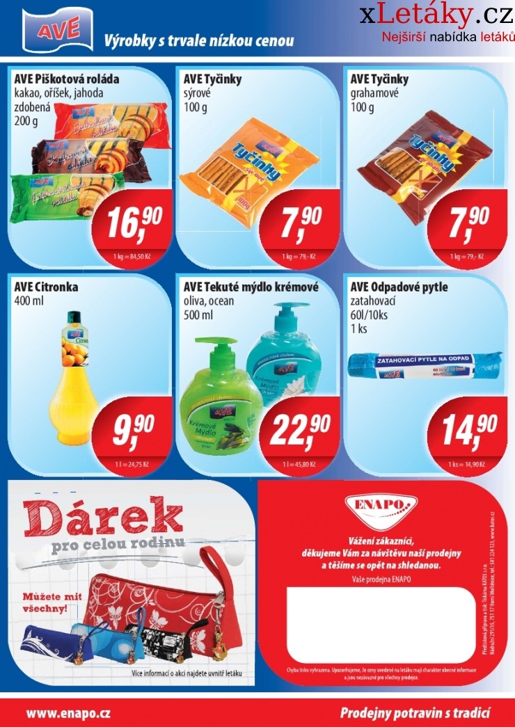 leták ENAPO akční leták strana 1 leták ENAPO akční leták strana 1