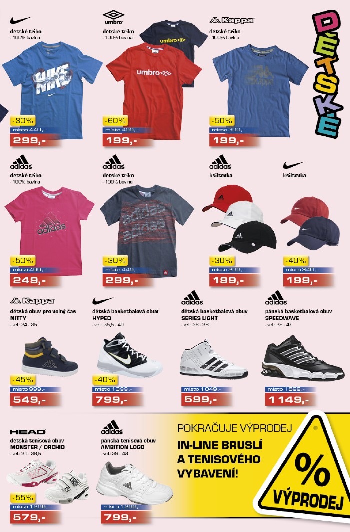 leták Sportisimo strana 1 leták Sportisimo strana 1