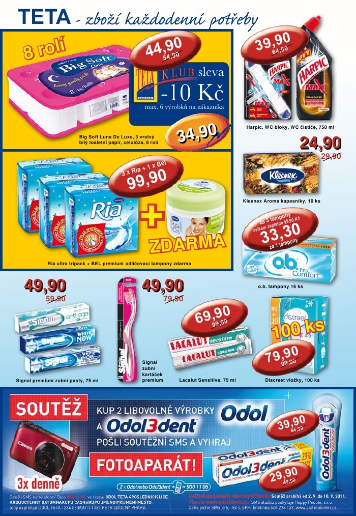 leták TETA drogerie strana 1 leták TETA drogerie strana 1