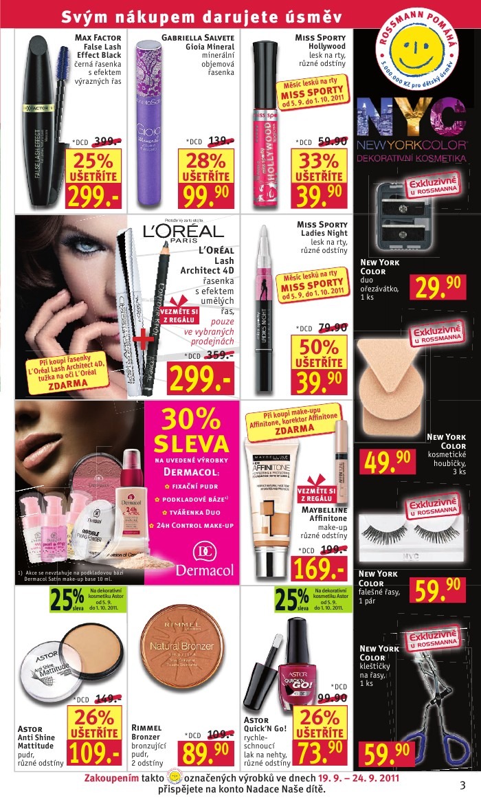 leták Rossmann strana 1 leták Rossmann strana 1