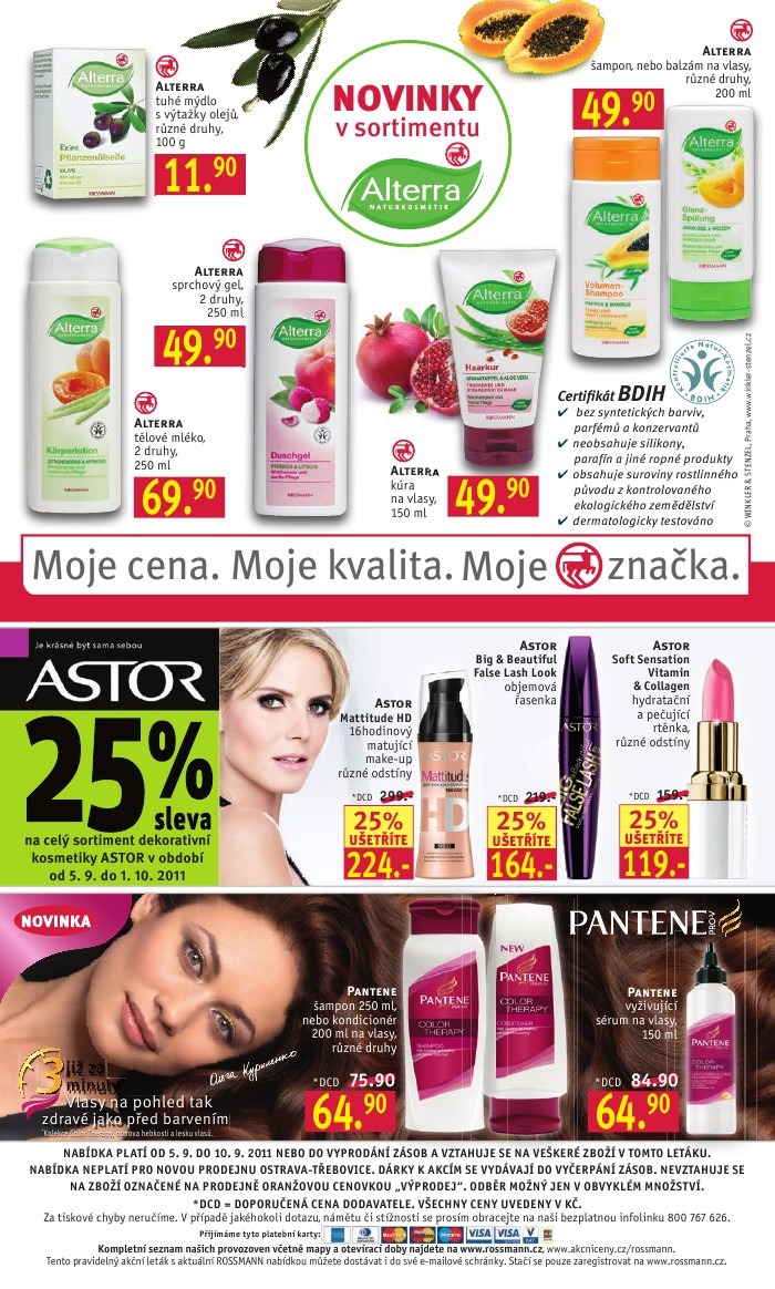 leták Rossmann strana 1 leták Rossmann strana 1
