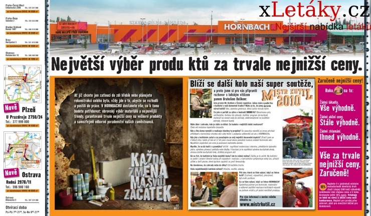 letk Hornbach aktuln letk strana 1