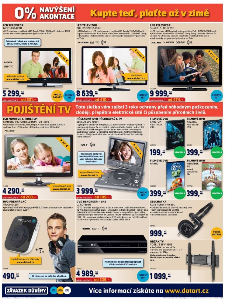 leták Datart strana 1 leták Datart strana 1
