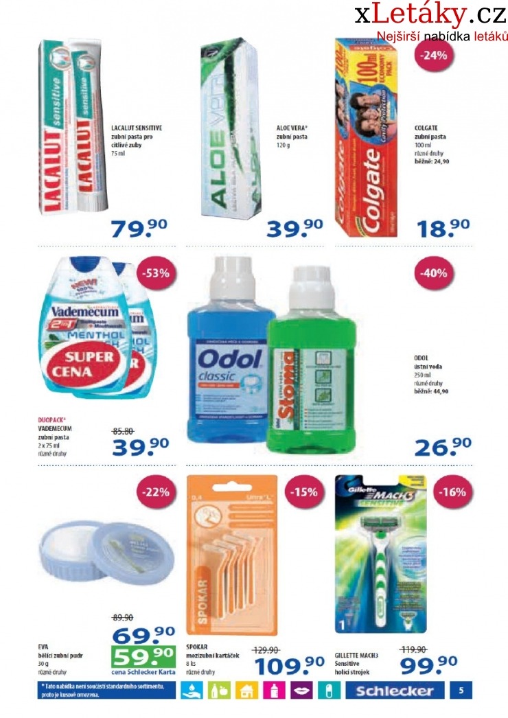 leták Schlecker akční leták strana 1 leták Schlecker akční leták strana 1