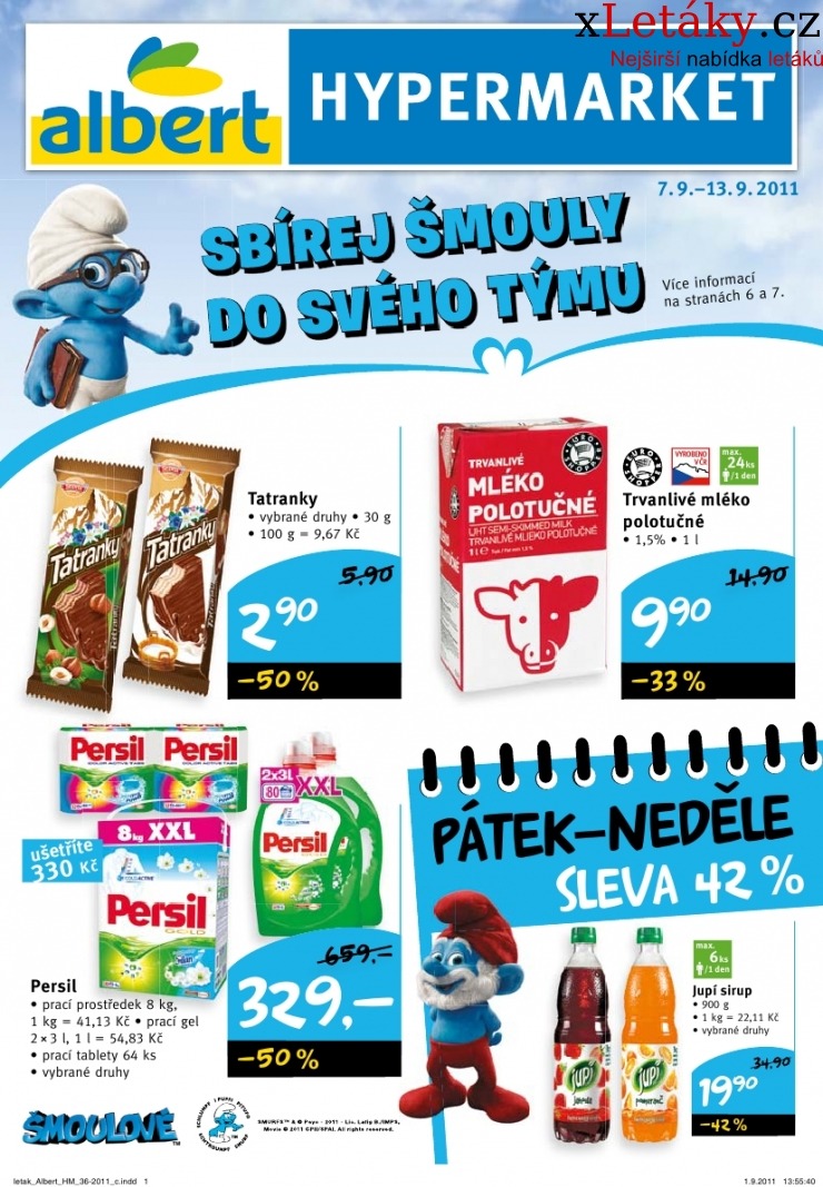 leták Albert Hypermarket leták strana 1 leták Albert Hypermarket leták strana 1