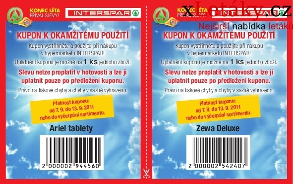 leták Interspar aktuální leták strana 1 leták Interspar aktuální leták strana 1